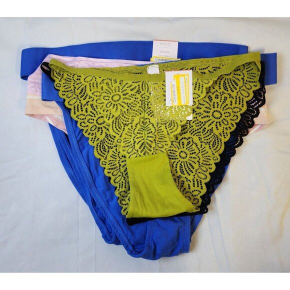 Auden Other - New Auden Women's Multicolor 6 Pack Mid-Rise Cheeky Underwear Size XS Lot 137